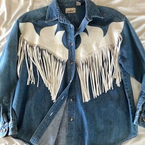 Women’s Vintage Denim Button Up